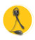 Plantronics M124 Lightweight Earloop Mobile Headset w/ Volume Control