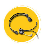 Plantronics MS50 Light Aircraft Aviation Headset