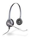 Plantronics Polaris P361-U10P Supra Plus SL Silver Binaural Voice Tube Headset