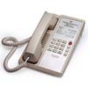 Diamond Plus A | Single-line Hospitality Phone with Message Waiting Light - Ash | Teledex | DIA65039, Diamond Series, Hospitality Phone, Guest Room Phone, Lobby Phone, 00G1010, 00G1210