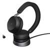 Jabra Evolve2 75 - USB-A UC with Charging Stand - Black