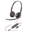 Hp Poly Blackwire 3225 Stereo USB-C Headset +3.5mm Plug +USB-C/A Adapter
