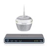 Biamp Conferencing hub and microphone, white