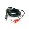 CablesToGo 3.5mm Stereo to RCA Male Cable 6FT