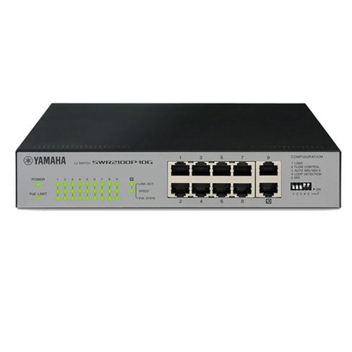 Yamaha SWR-2311P-10G 10 Port L2 Network Switch