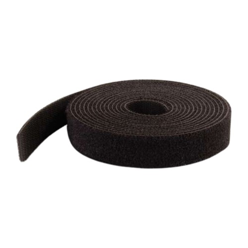 C2G 10ft Hook-and-Loop Cable Wrap, Black