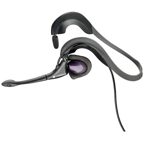H181N | DuoPro Behind-the-Head Noise-Canceling Headset | Plantronics | 62846-01, 62846-02