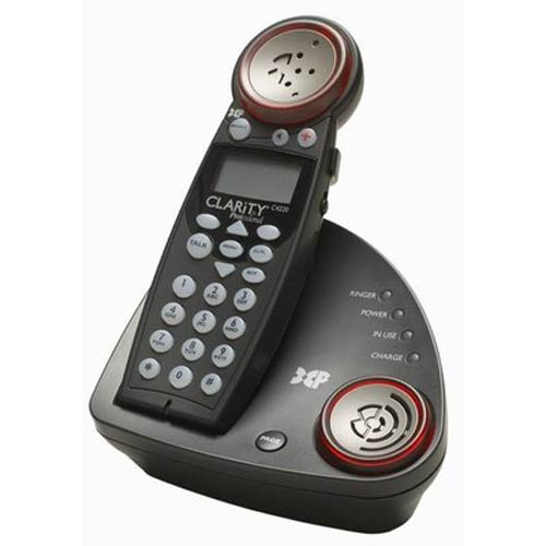 Clarity C4220 | Clarity Professional C4220 5.8GHz Cordless Amplified Phone with DCP | Clarity | C4220, 5.8Ghz Cordless Phones, Amplified Cordless Phones, Clarity Cordless Phones
