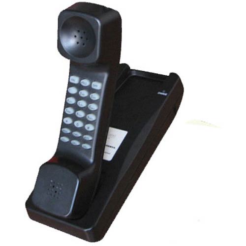 38HS1 B | Black Single Line Cordless Handset & Charging Dock for 38 Series Single Line Cordless Speakerphone | Bittel | 38HS1-B, 38HS1 B, 38 Cordless HS/Dock, Hospitality Phone, Guest Room Phone, Hotel Phone