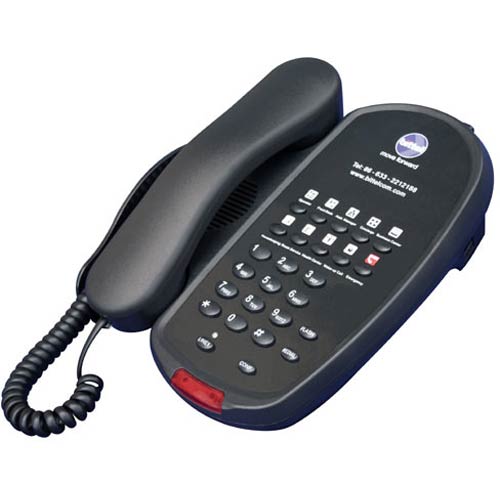 58B10 B | Black Single Line Hospitality Phone w/ 10 Guest Service Buttons | Bittel | 58B10 B, 58 Series Telephones, Hospitality Phone, Guest Room Phone, Hotel Phone, 58 Series