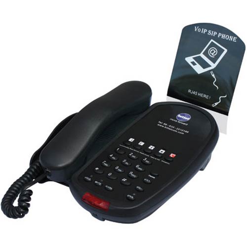 58 IP 5B | Black Single Line SIP Hospitality Phone w/ 5 Guest Service Buttons | Bittel | 58 IP 5B, 58 Series Telephones, Hospitality Phone, Guest Room Phone, Hotel Phone, 58 Series, 58 SIP Lobby