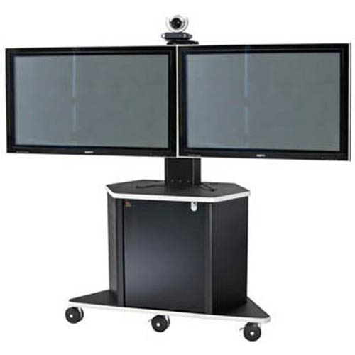 Package D | - Dual Monitor Mount and  Monitor Cart for 32