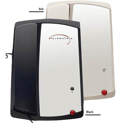 Telematrix 3100LBY B Single-Line Hospitality Lobby Phone - Black