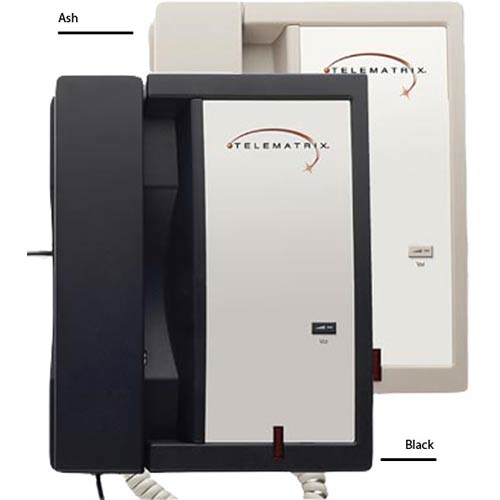 Telematrix 3300LBY B Single-Line Hospitality Lobby Phone - Black