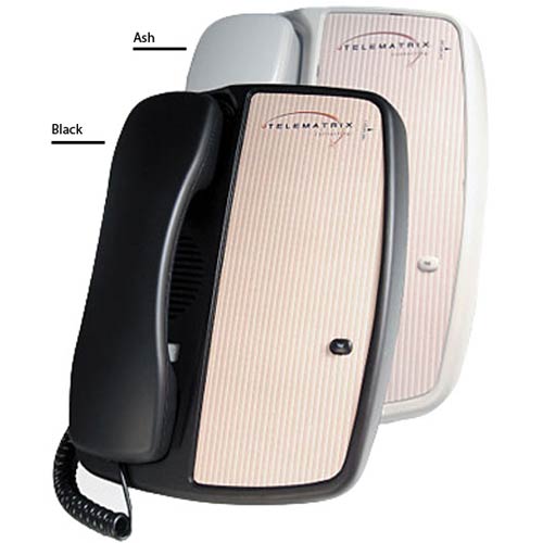 3000LBY B | Single-Line Hospitality Phone - Black | Telematrix | 360091, 3000 Series, Legacy Phones , Marquis Series, Hospitality Phone, Guest Room Phone, Hotel Phone