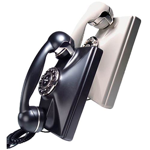 Retro Wall P | Single-Line Retro Wall Hospitality Phone - Pewter | Telematrix | 290099, Retro , Hospitality Phone, Guest Room Phone, Hotel Lobby Phone