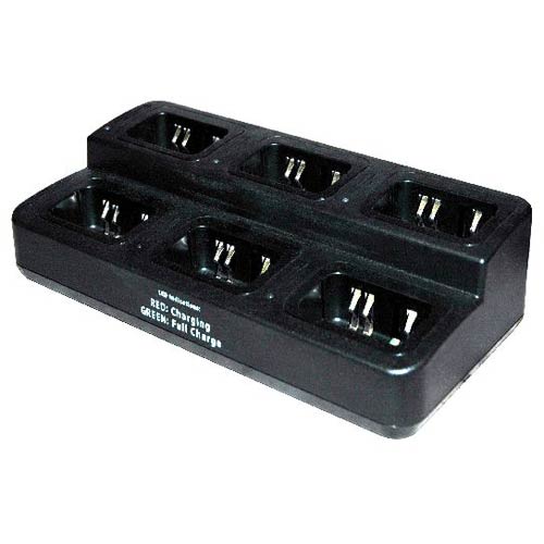 MC-6Ch | Multiport Charger for MC1000 | Eartec | 6 port charging station