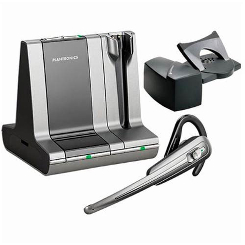WO101 HL10 Bundle | Savi Office Convertible MOC Wireless Headset System w/ HL10 Handset Lifter | Plantronics