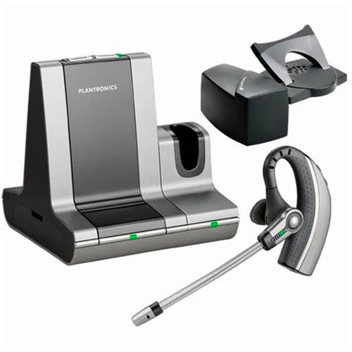 WO201 HL10 Bundle | Savi Office Over-the-ear MOC Wireless Headset w/ HL10 Headset Lifter | Plantronics | Savi Office