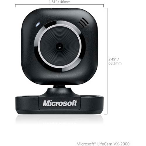 LifeCam VX-2000 | Webcam with VGA video sensor | Microsoft | YFC-00001, life cam, web cam