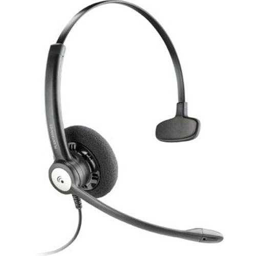 Entera HW111N | Monaural USB Corded Headset for Unified Communications | Plantronics | 81272-03, 81964-01, UC Headset, Unified Communications Headset, USB Headset, PC Headset, Computer Headset, VoIP Headset