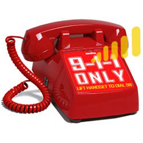 5500 AD-911 | Omnia Auto-Dial 911 (desk) | Asimitel | Asimitel Omnia Telephones, Auto-Dial Telephones, 911 Desk Telephones