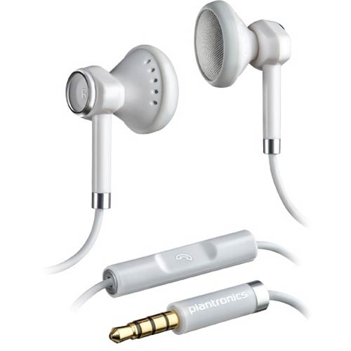 BackBeat 116 White | Stereo Headphones w/ Mic | Plantronics | backbeat