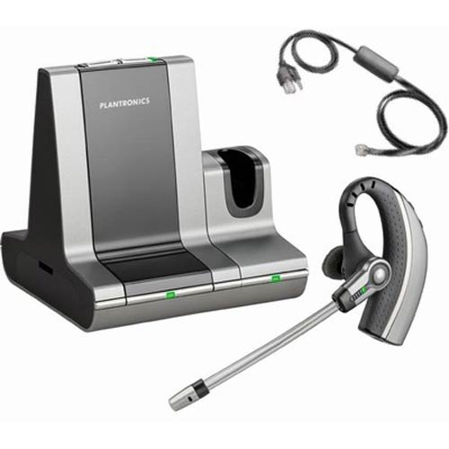 WO200 EHS BUNDLE | - Savi Office Over-The-Ear Wireless Headset w/ Electronic Hookswitch Cable | Plantronics | savi bundle, savi wo200