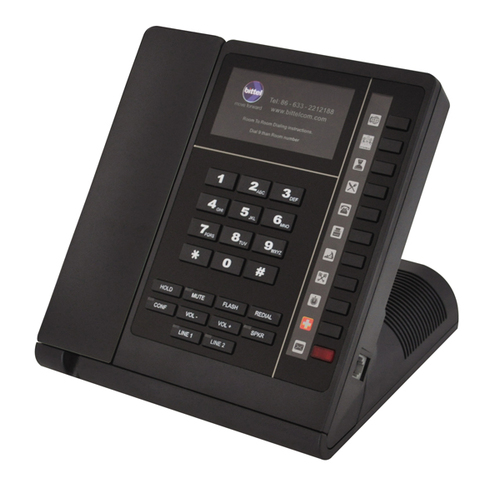 UNOM32S-10BA | UNOM32S-10BA  UNO Media3 2 Line 10 Button Speajer | Bittel | Black 1o Button UNO Media3 2 Line 10 | hotel phone, hospitality phone