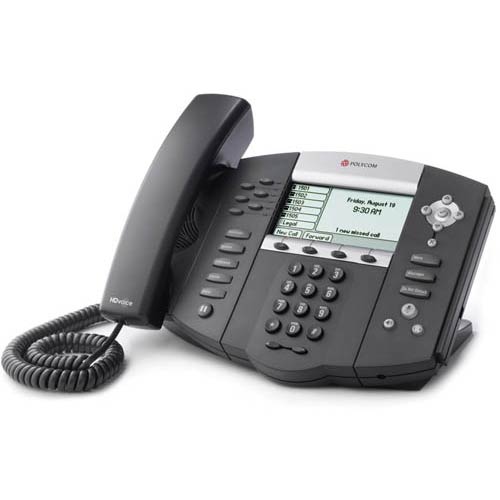 SoundPoint IP 650 | High Definition Voice Six Line Executive Phone | Polycom | 2200-12651-001