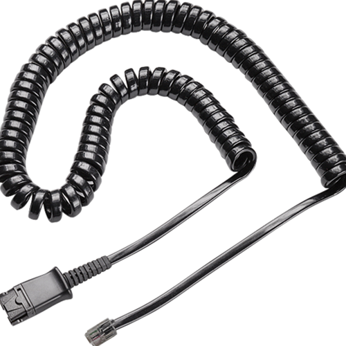 Plantronics U10P-S Coil Cord to QD Modular Cable