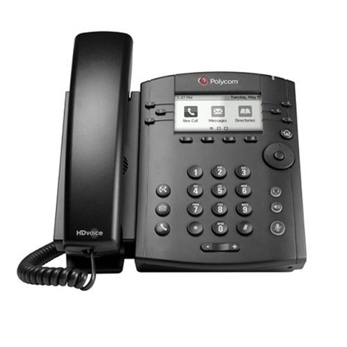 VVX 300 Skype for Business/Lync Edition POE Phone w/UCS Skype for Business/Lync Lic.