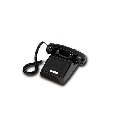 Cortelco 2554 Series No Dial Deskphone - Blk