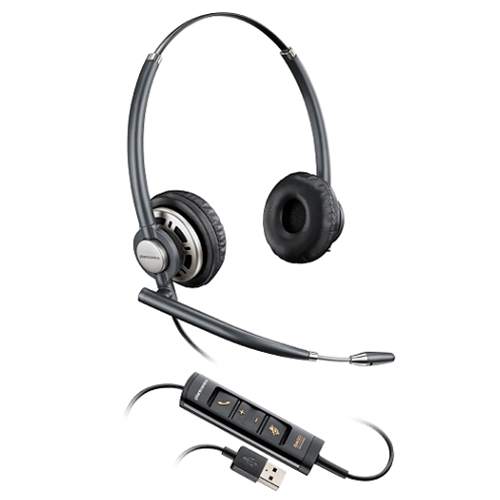 HW725 - Plantronics Encore Pro HW725 USB NC Duo Headset - HeadsetExperts.com