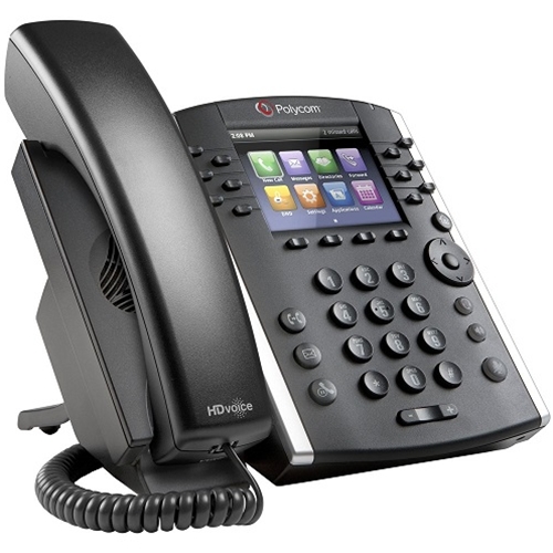 2200-48400-025 - Polycom VVX 401 12-Line Desktop Phone - PoE