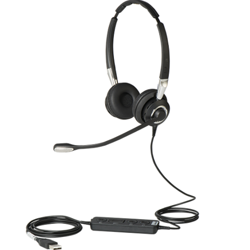 Jabra Biz 2400 II USB Duo NC Wideband Headset - Jabra BIZ 2400 II USB Duo is a duo headset that provides instant connectivity to a wide range of UC systems.