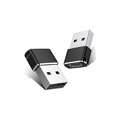 USB-C Female to USB-A Male Adapter (2 Pack)