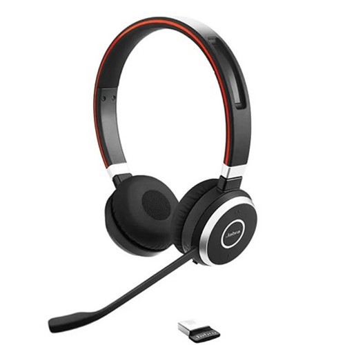Jabra Evolve 65 SE, Wireless Bluetooth, Stereo, UC, with Link 380-A