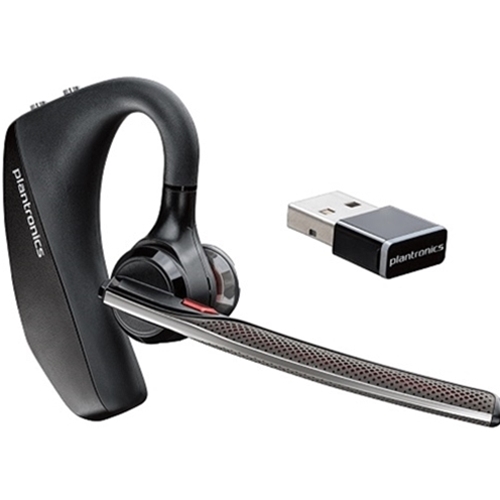 HP Poly Voyager 5200 UC Bluetooth Headset w/BT600, Black, USB-A