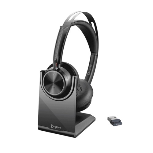 HP Poly Voyager Focus 2, With Charging Stand, UC, USB-A
