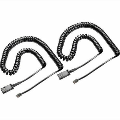 HP Poly 10ft Coiled Cable with 3.5mm to QD Connector