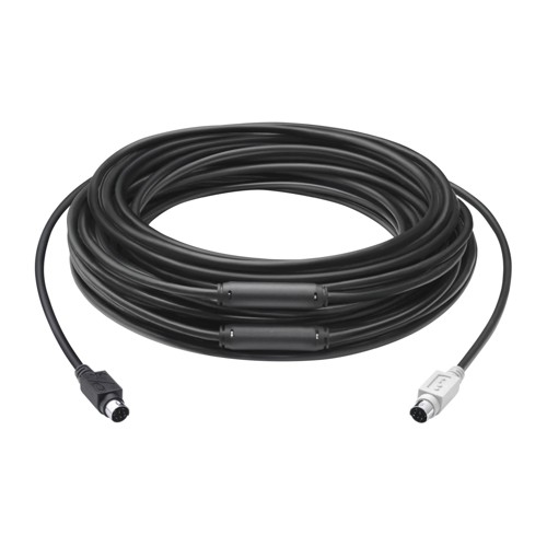 Logitech GROUP 15m Extended Cable, Black