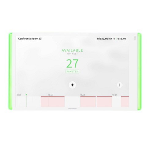 10.1 Inch room scheduling touch screen white