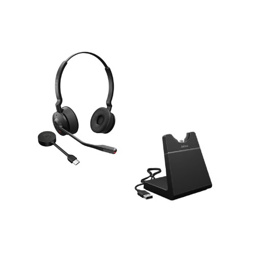 Jabra Engage 55, Stereo, USB-C, Charging Stand, Teams