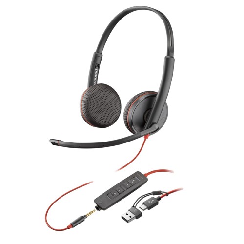 HP Poly Blackwire 3225 Stereo USB-C, USB-C