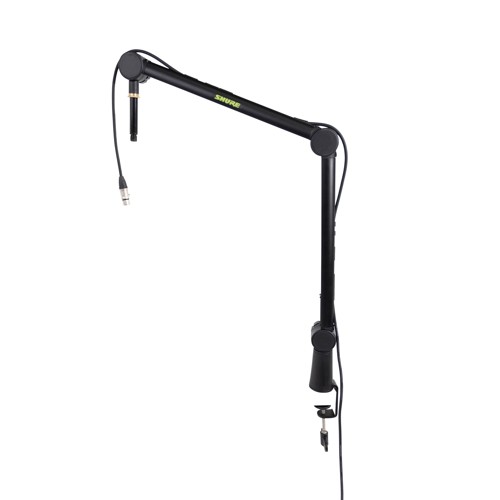 Shure Deluxe Articulating Desktop Mic Boom Stand, Black