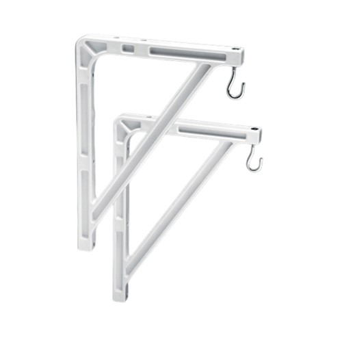 Da-Lite Mounting and Extension Brackets White No. 11, White