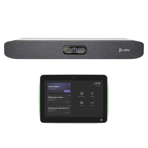 HP Poly Studio X30 with HP Poly TC10, Black