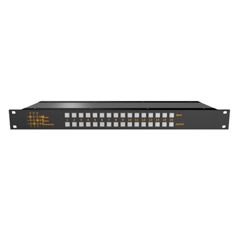 MSC 16 Input 16 Output 3G-SDI Video Router With Status Panel