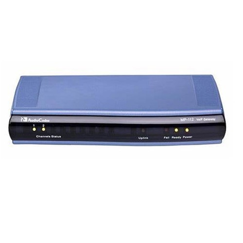 AudioCodes MediaPack 5xx analog VoIP gateway with 32 FXS Voice Interfaces via 2 D-SUB (50 pin) connectors